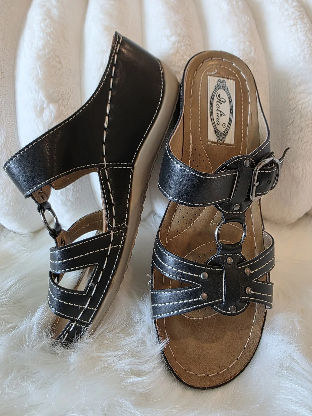Italina Wedge Sandals Size 39